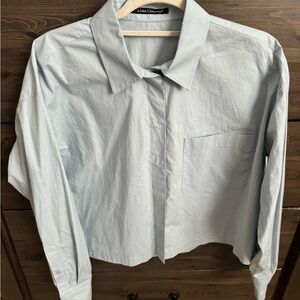 Luca Candini Women's Light Blue Button Down Shirt